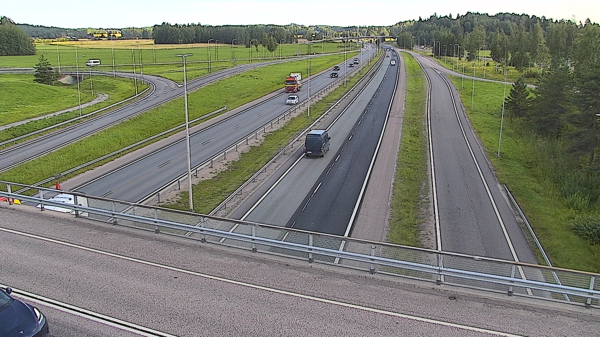 Kelikamerat Kuva Tie 3 Vantaa, Klaukkalan liittymä, Vantaa, Uusimaa