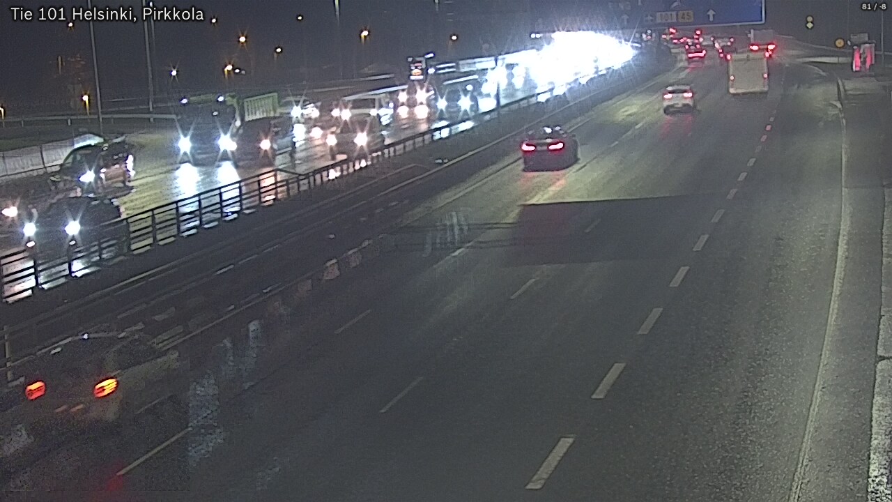 Weather Camera Image Väg 101 Helsingfors Britas, Helsinki, Uusimaa