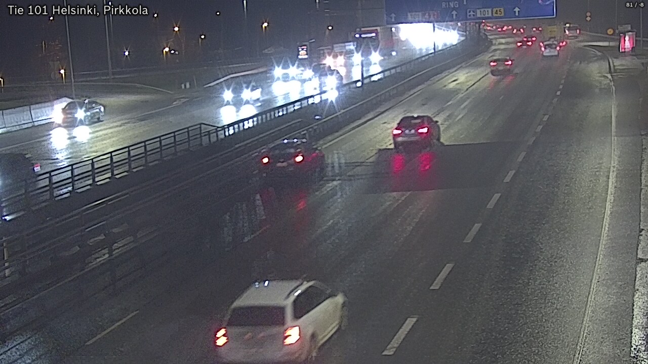 Weather Camera Image Väg 101 Helsingfors Britas, Helsinki, Uusimaa