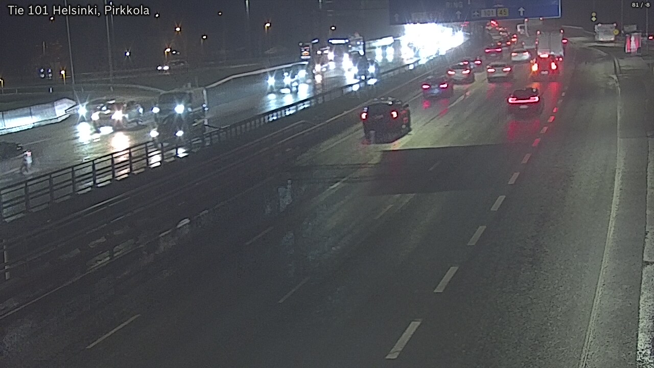 Weather Camera Image Väg 101 Helsingfors Britas, Helsinki, Uusimaa