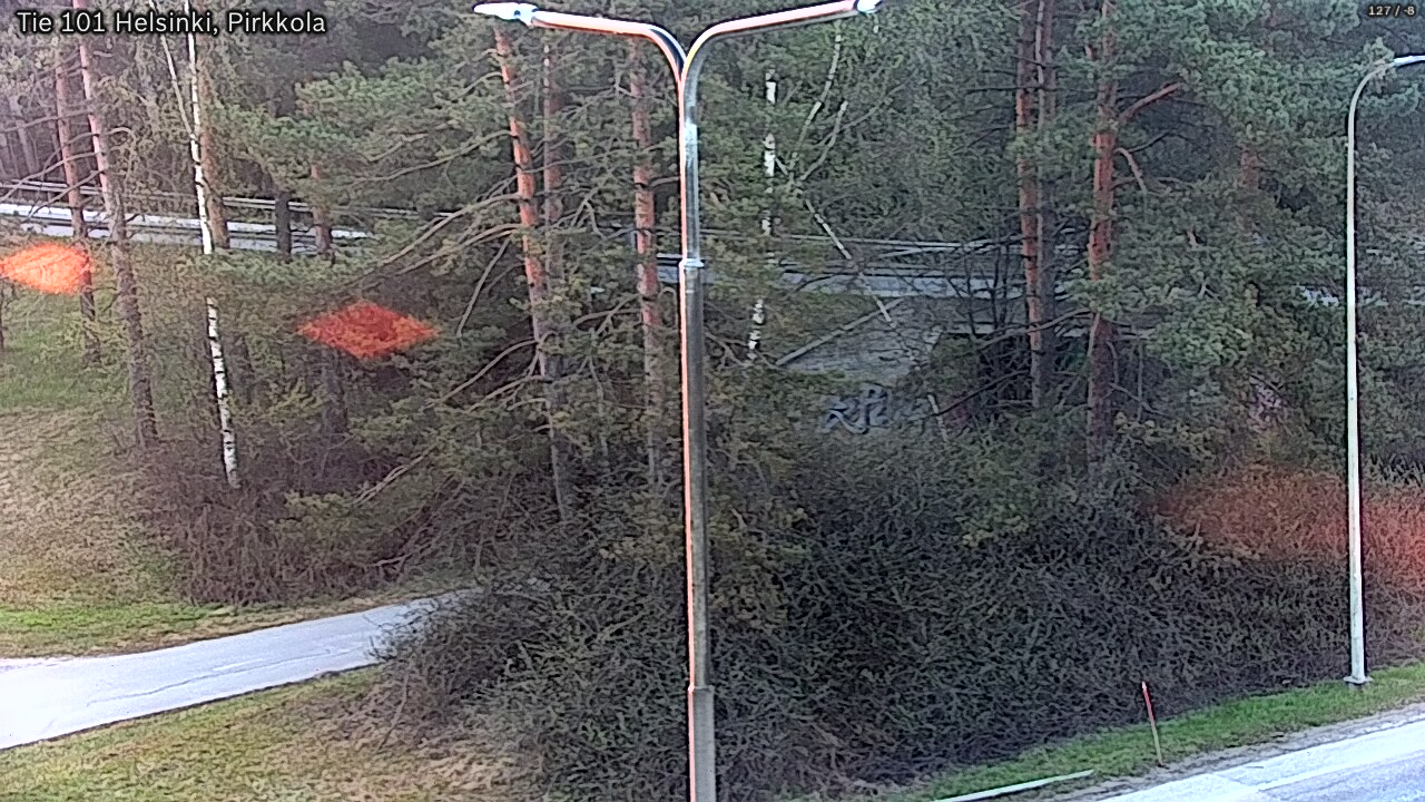 Weather Camera Image Road 101 Helsinki Pirkkola, Helsinki, Uusimaa