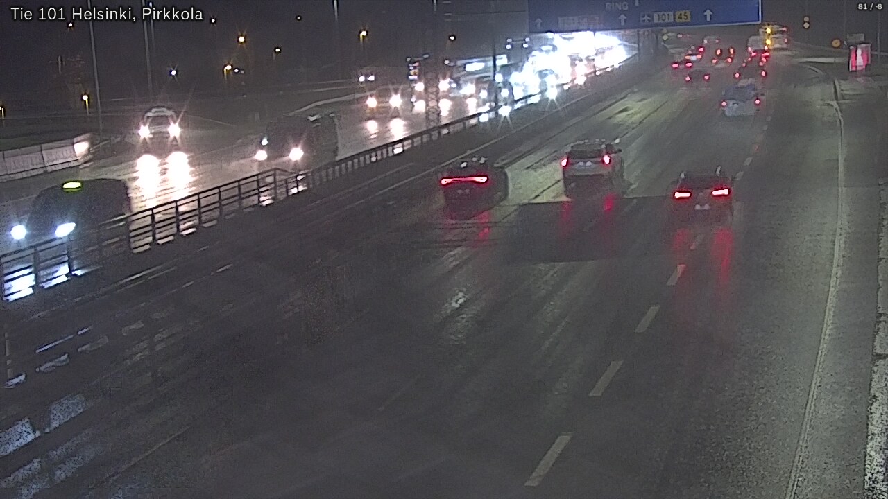 Weather Camera Image Väg 101 Helsingfors Britas, Helsinki, Uusimaa