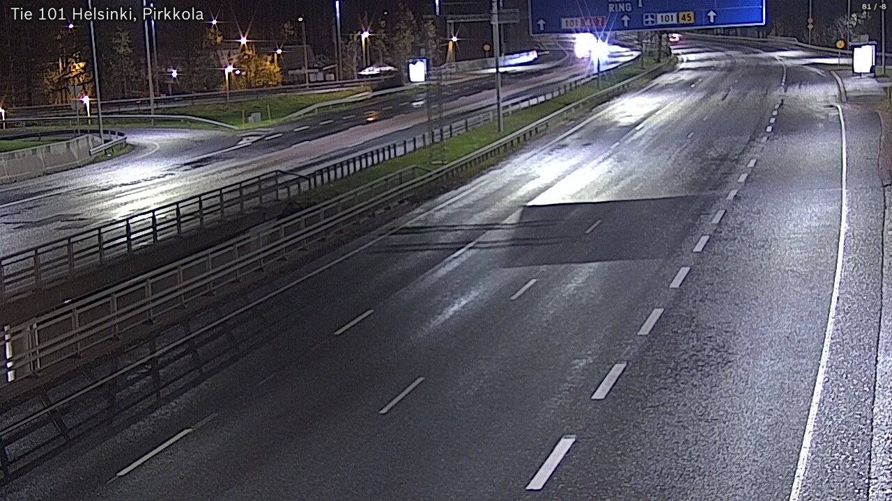 Weather Camera Image Väg 101 Helsingfors Britas, Helsinki, Uusimaa