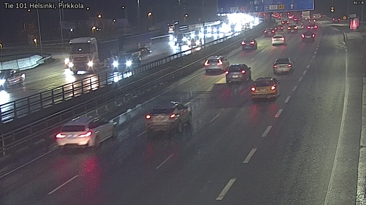 Weather Camera Image Väg 101 Helsingfors Britas, Helsinki, Uusimaa