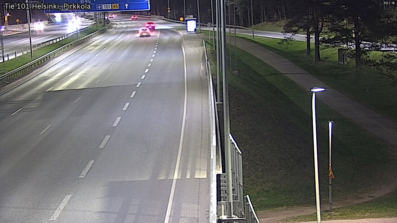 Weather Camera Image Väg 101 Helsingfors Britas, Helsinki, Uusimaa
