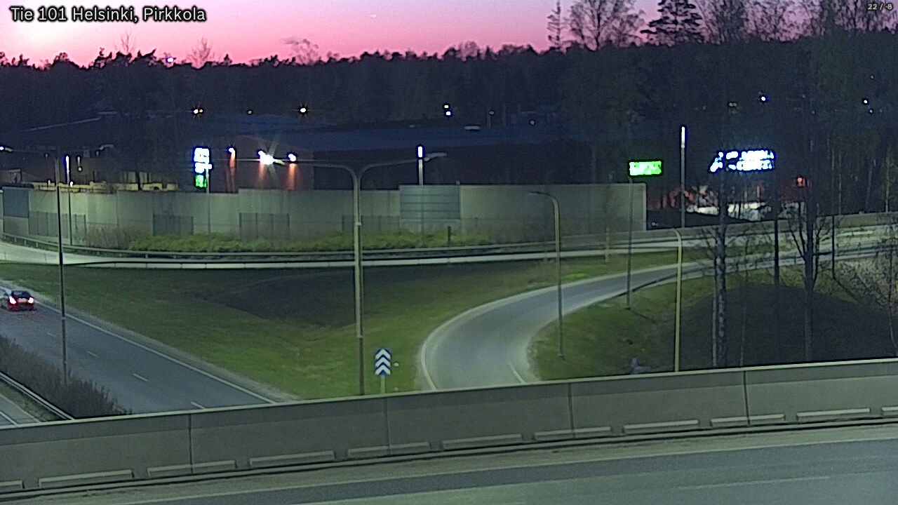 Weather Camera Image Väg 101 Helsingfors Britas, Helsinki, Uusimaa