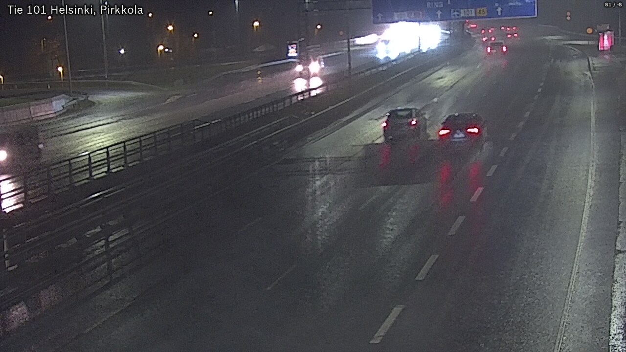 Weather Camera Image Väg 101 Helsingfors Britas, Helsinki, Uusimaa