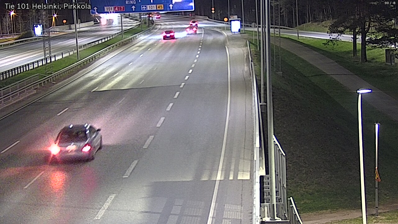 Weather Camera Image Väg 101 Helsingfors Britas, Helsinki, Uusimaa