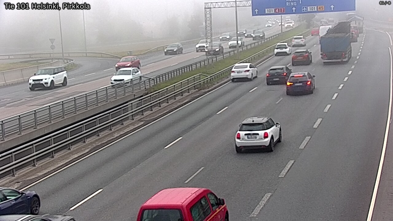 Weather Camera Image Väg 101 Helsingfors Britas, Helsinki, Uusimaa