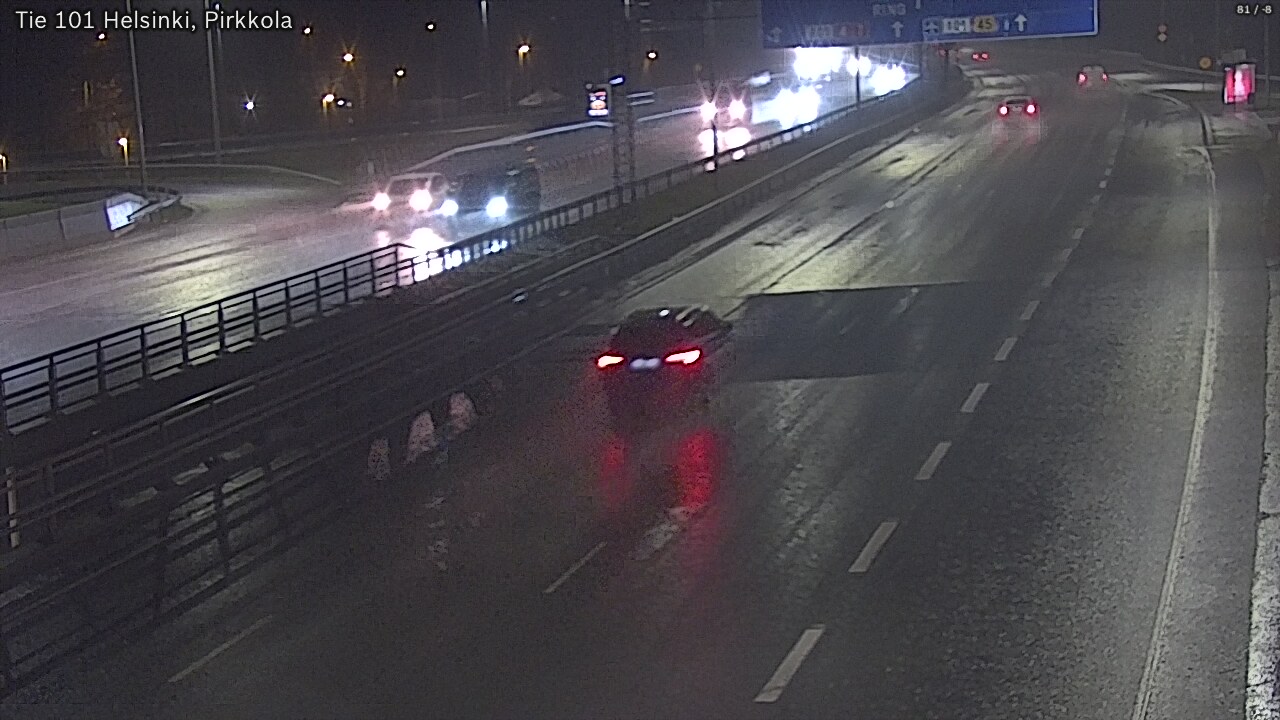 Weather Camera Image Väg 101 Helsingfors Britas, Helsinki, Uusimaa