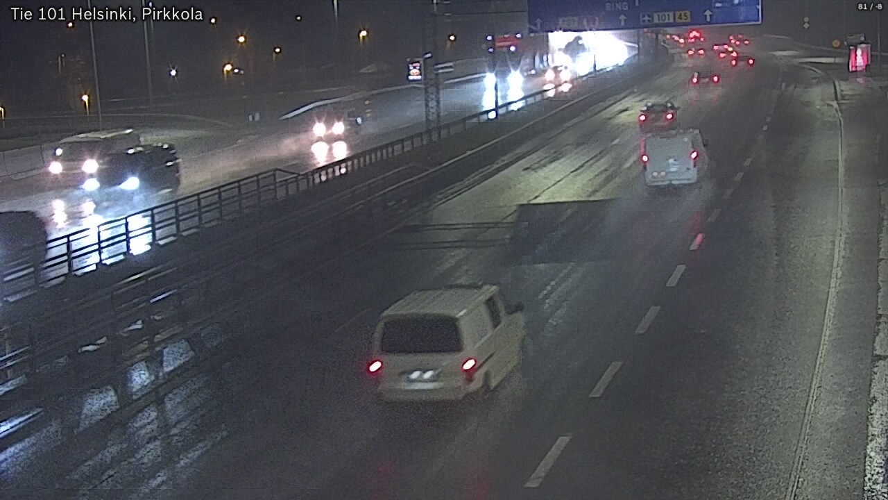 Weather Camera Image Väg 101 Helsingfors Britas, Helsinki, Uusimaa