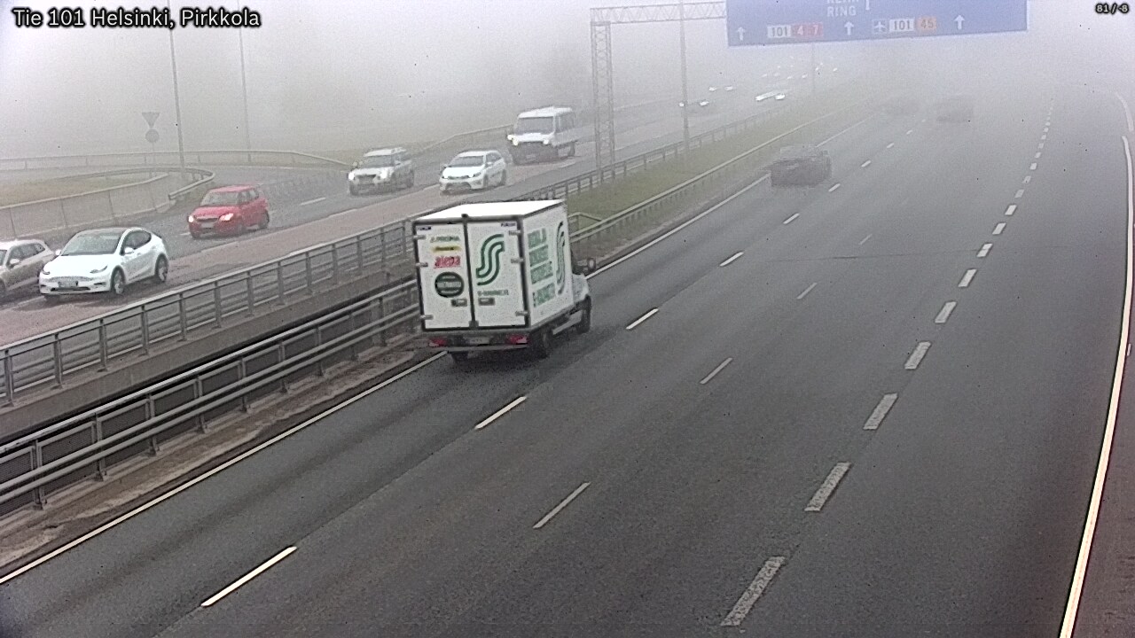 Weather Camera Image Väg 101 Helsingfors Britas, Helsinki, Uusimaa