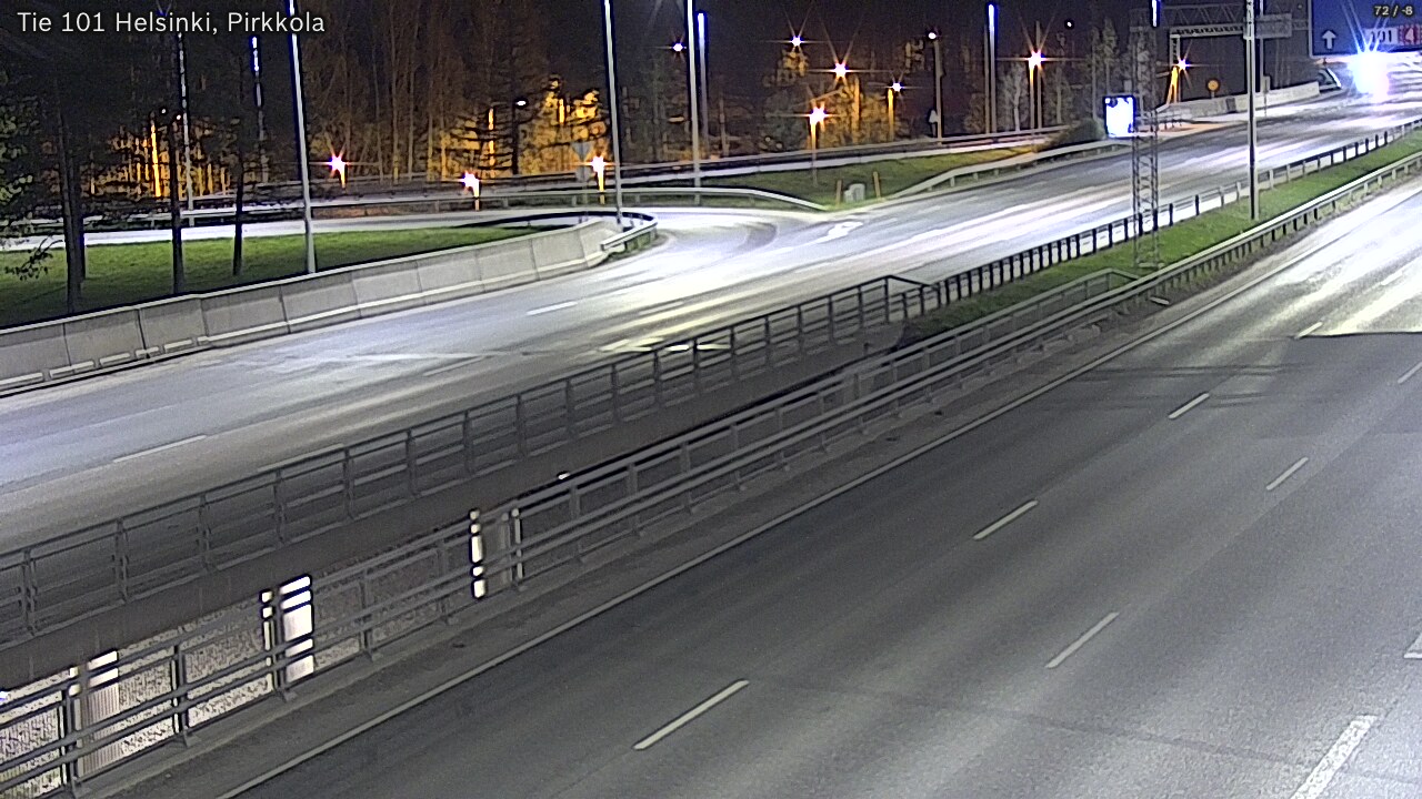 Weather Camera Image Road 101 Helsinki Pirkkola, Helsinki, Uusimaa