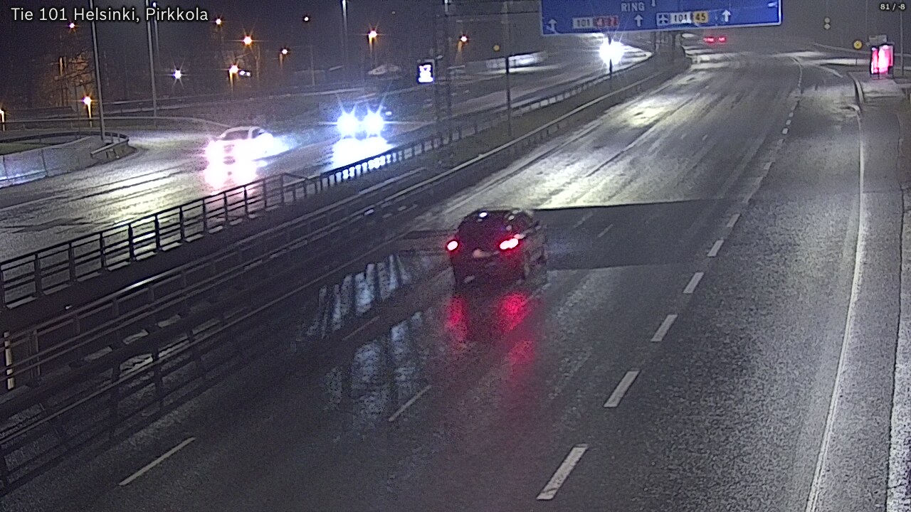 Weather Camera Image Road 101 Helsinki Pirkkola, Helsinki, Uusimaa