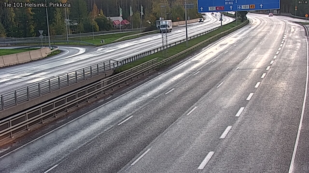 Weather Camera Image Väg 101 Helsingfors Britas, Helsinki, Uusimaa