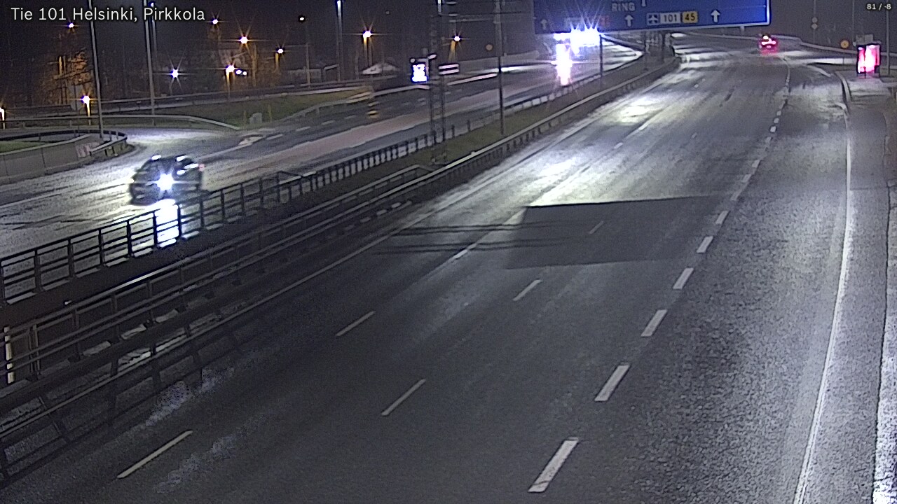 Weather Camera Image Road 101 Helsinki Pirkkola, Helsinki, Uusimaa