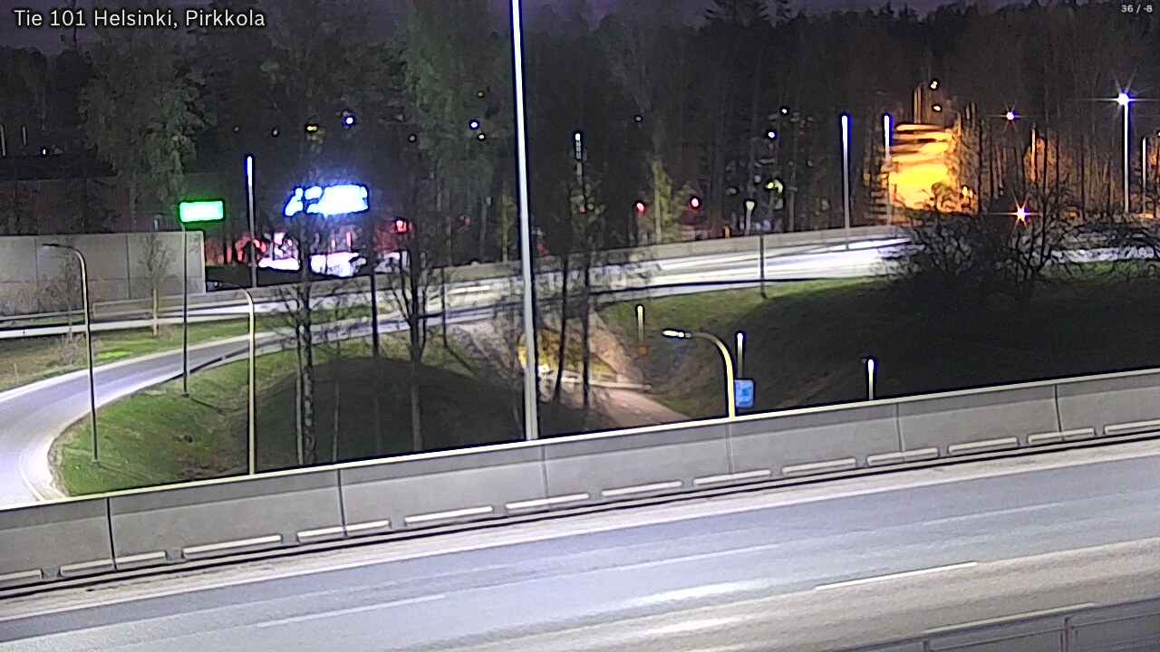 Weather Camera Image Road 101 Helsinki Pirkkola, Helsinki, Uusimaa
