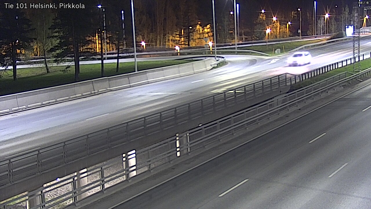 Weather Camera Image Road 101 Helsinki Pirkkola, Helsinki, Uusimaa