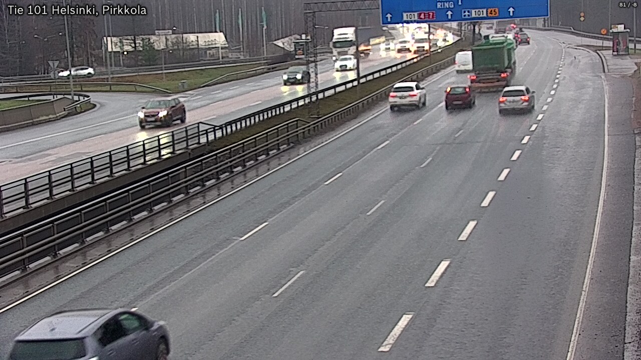Weather Camera Image Väg 101 Helsingfors Britas, Helsinki, Uusimaa