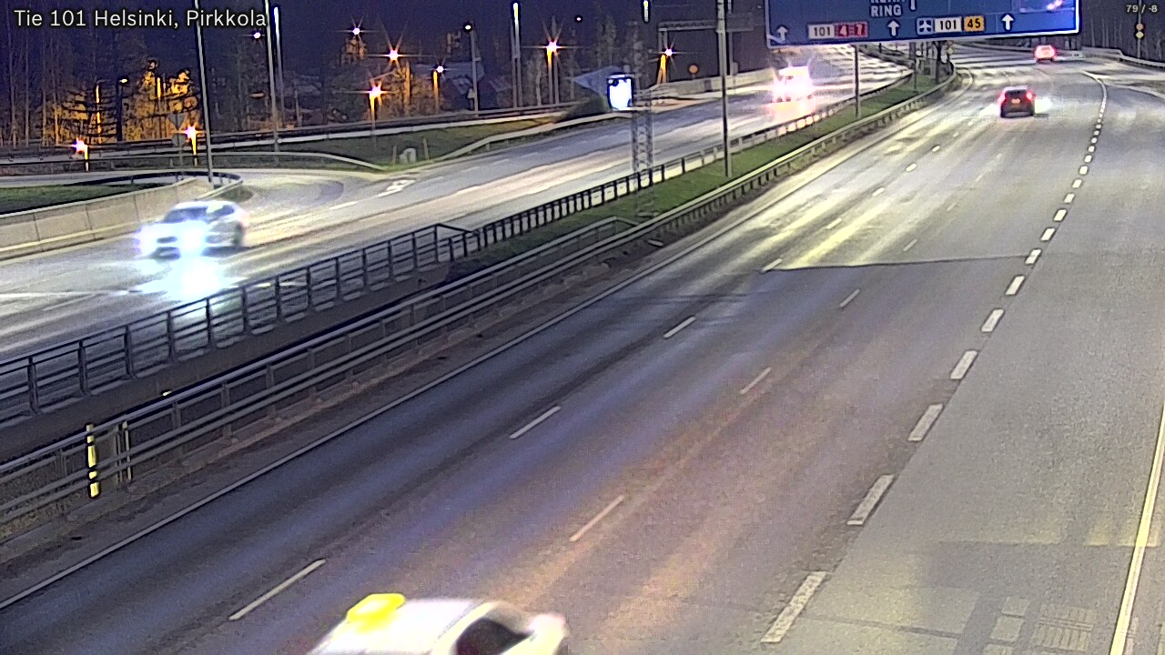 Weather Camera Image Road 101 Helsinki Pirkkola, Helsinki, Uusimaa