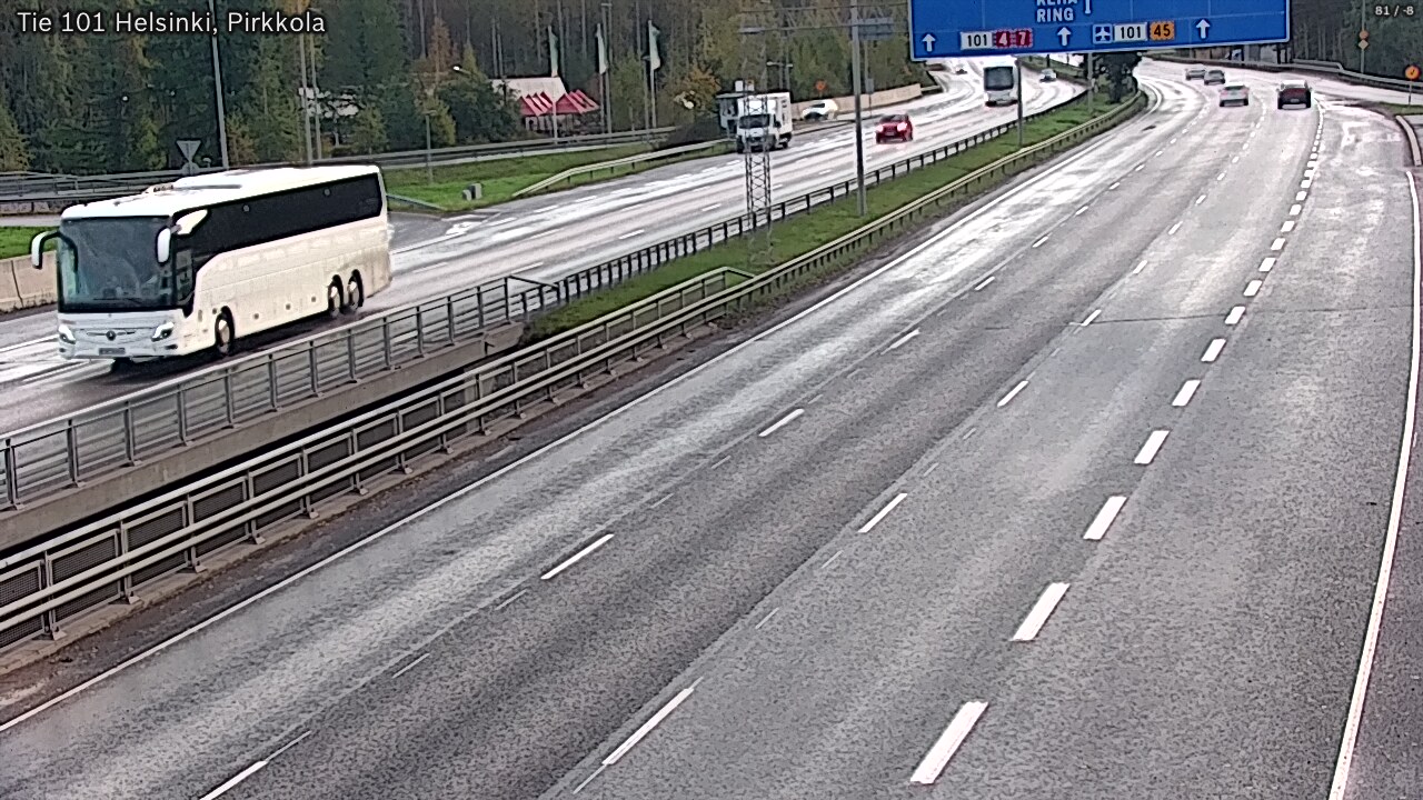 Weather Camera Image Väg 101 Helsingfors Britas, Helsinki, Uusimaa