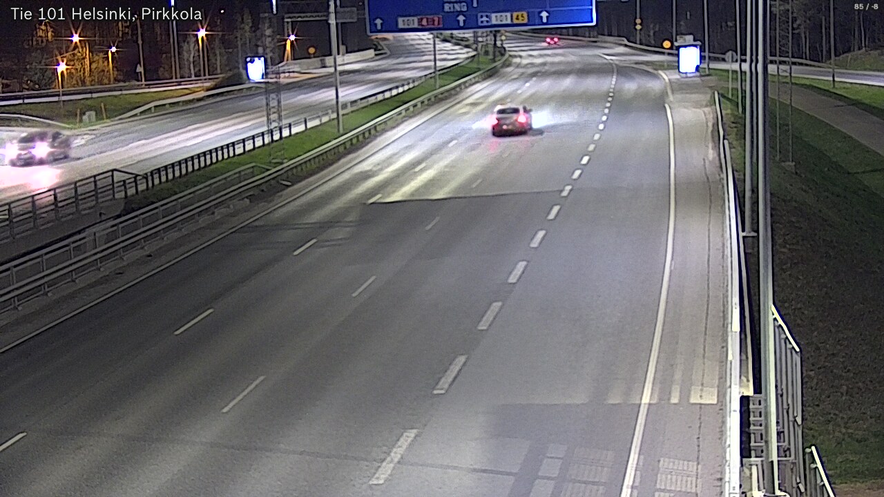 Weather Camera Image Road 101 Helsinki Pirkkola, Helsinki, Uusimaa