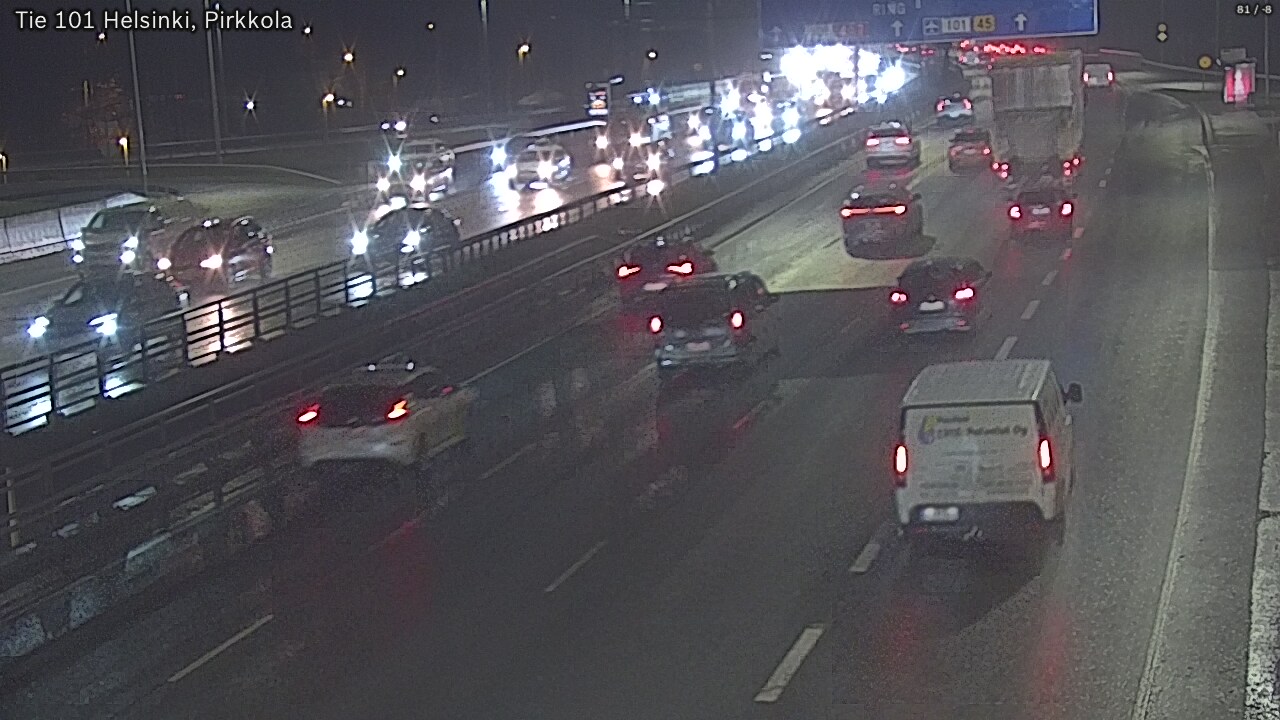 Weather Camera Image Väg 101 Helsingfors Britas, Helsinki, Uusimaa