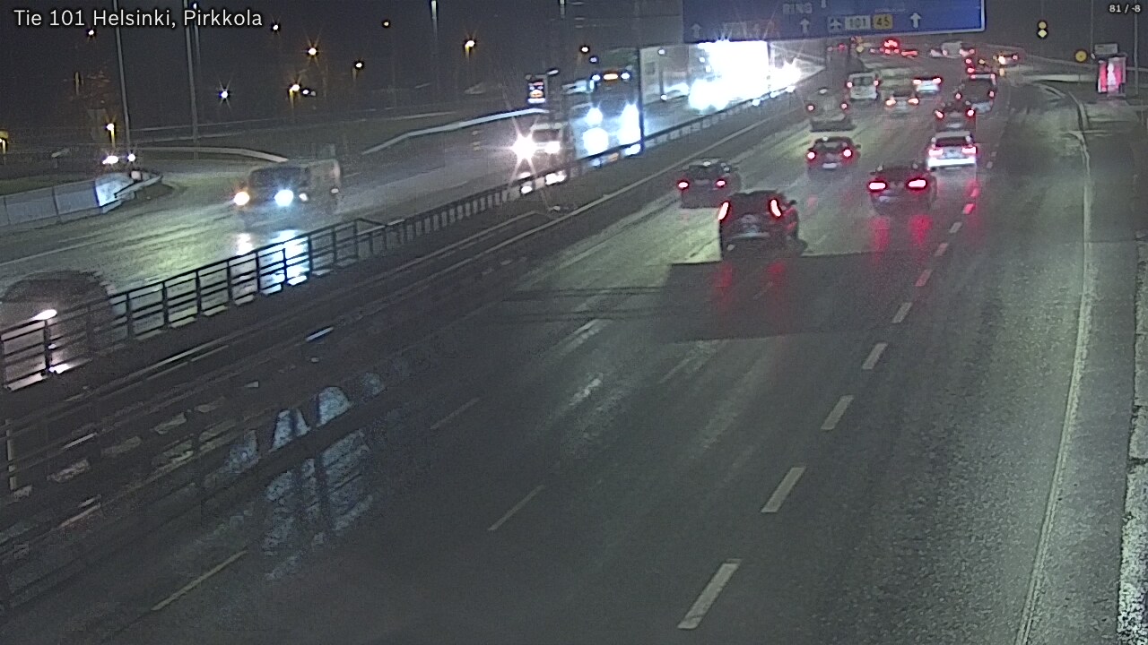 Weather Camera Image Väg 101 Helsingfors Britas, Helsinki, Uusimaa