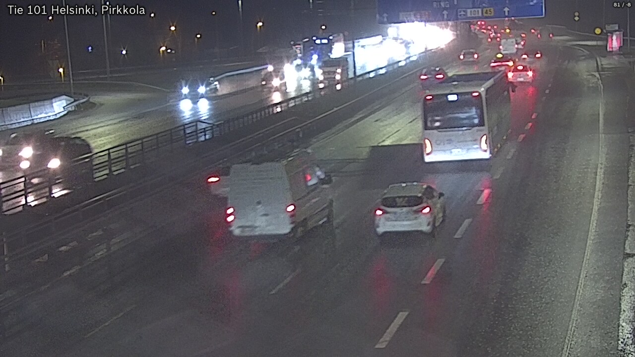 Weather Camera Image Väg 101 Helsingfors Britas, Helsinki, Uusimaa