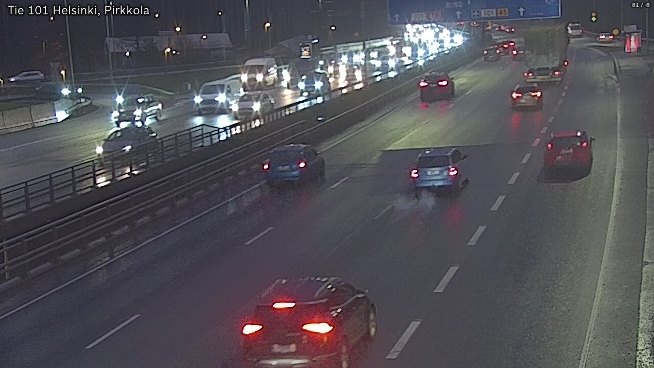 Weather Camera Image Väg 101 Helsingfors Britas, Helsinki, Uusimaa