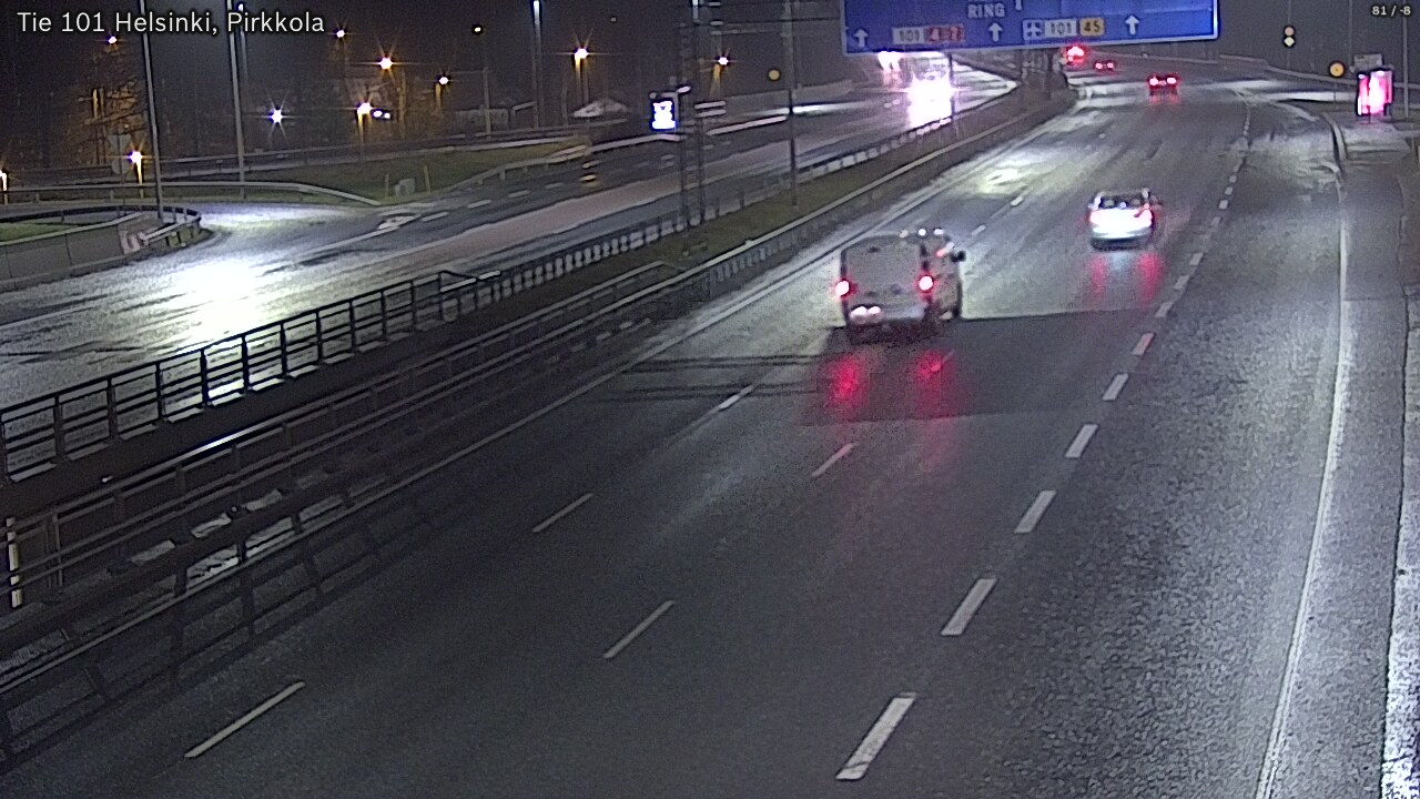 Weather Camera Image Road 101 Helsinki Pirkkola, Helsinki, Uusimaa