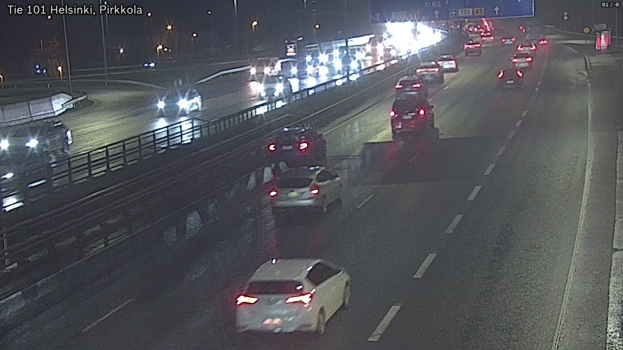 Weather Camera Image Väg 101 Helsingfors Britas, Helsinki, Uusimaa