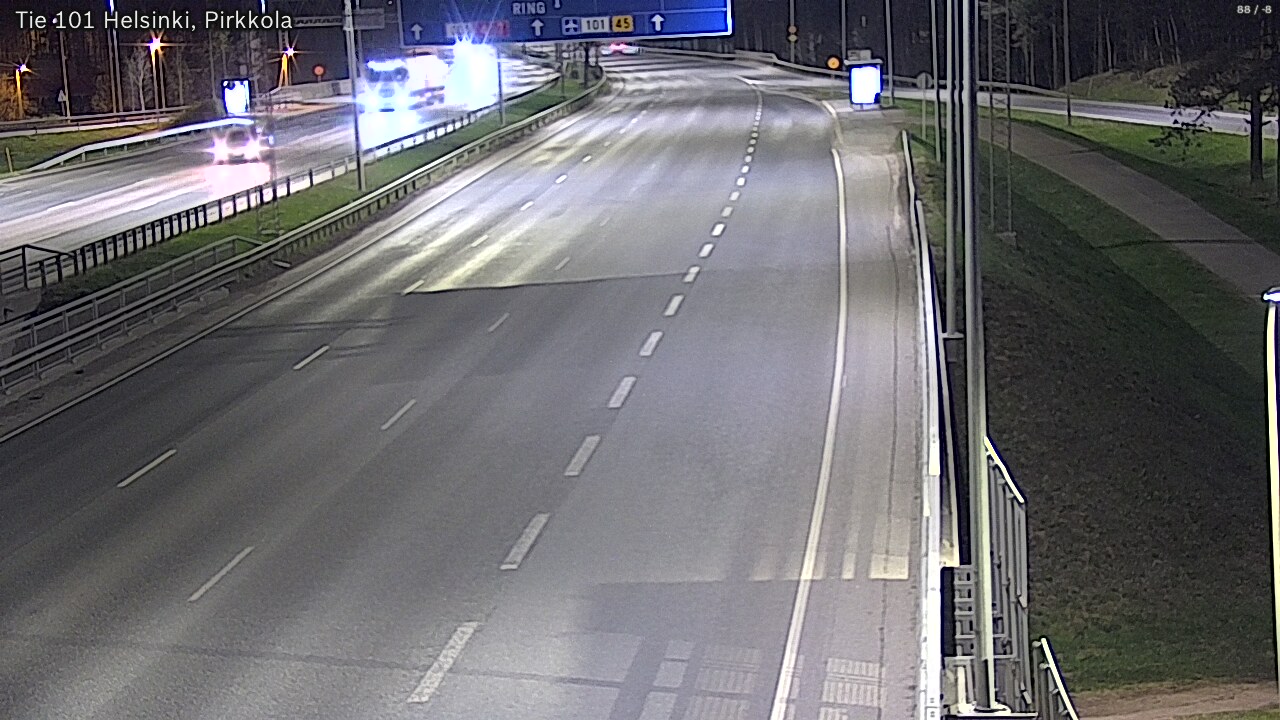 Weather Camera Image Road 101 Helsinki Pirkkola, Helsinki, Uusimaa