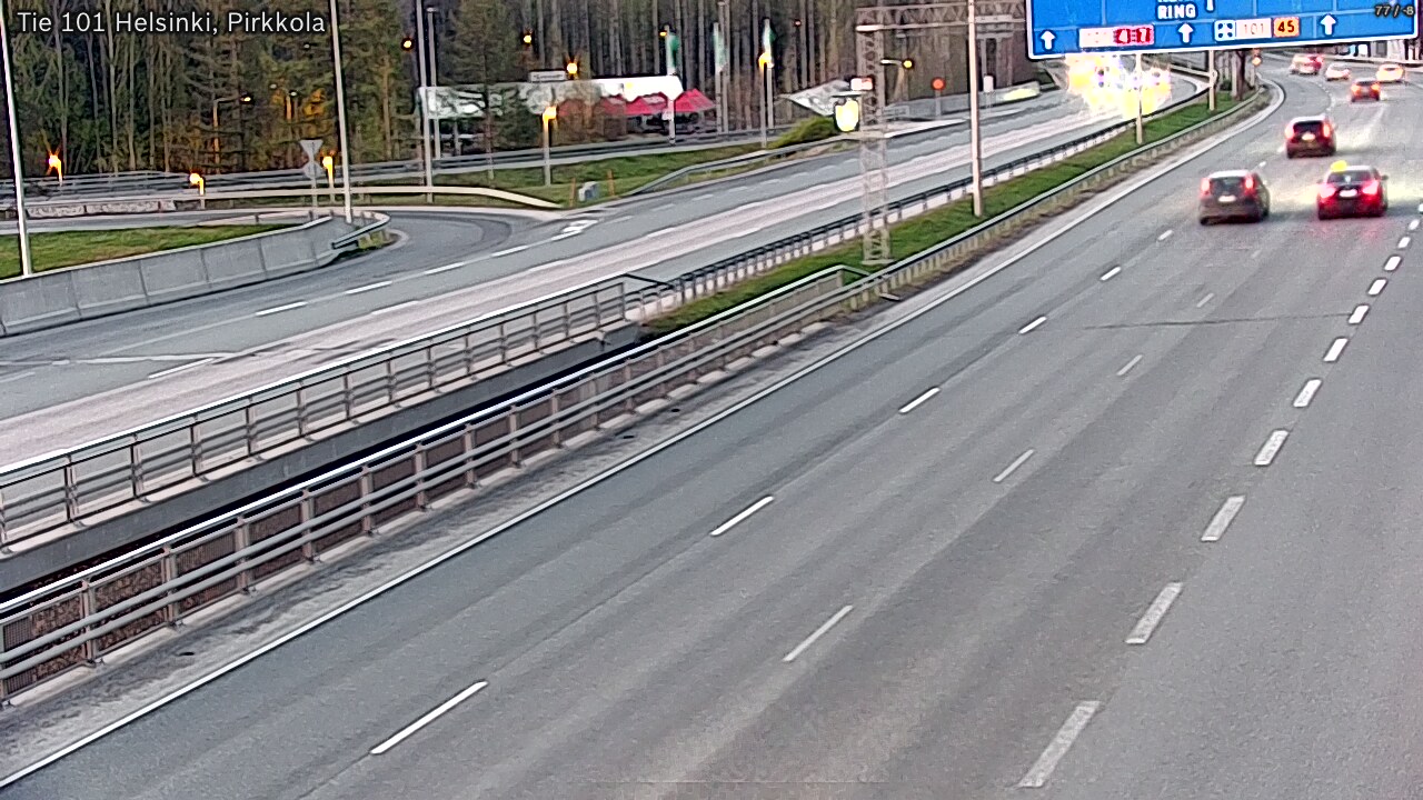 Weather Camera Image Väg 101 Helsingfors Britas, Helsinki, Uusimaa