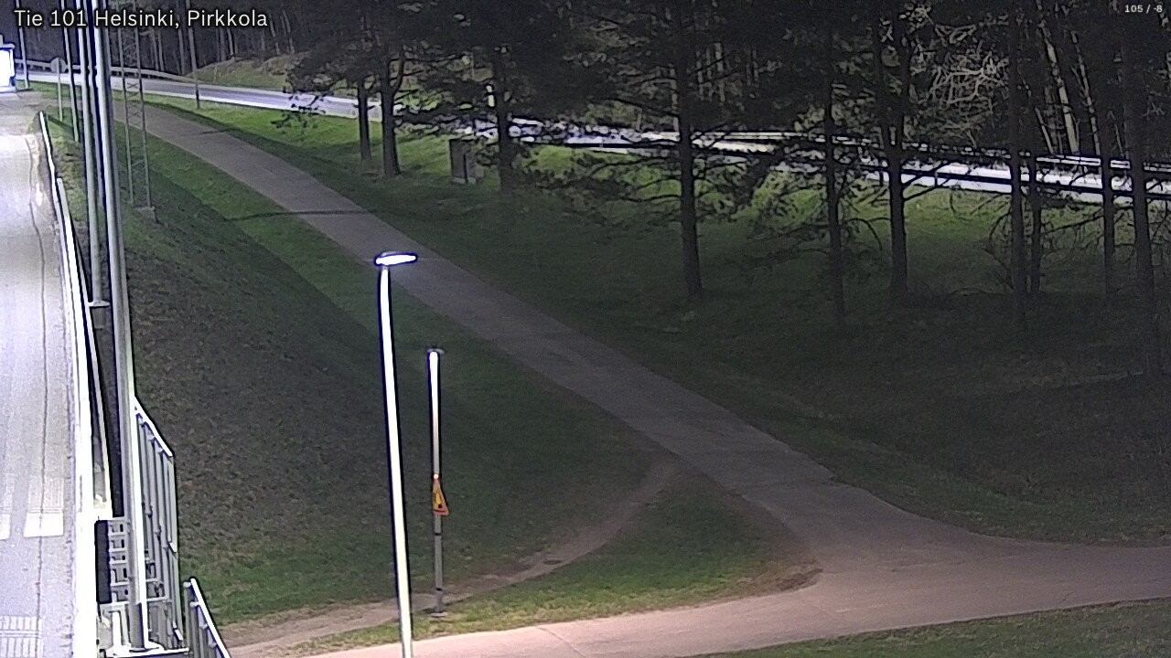 Weather Camera Image Road 101 Helsinki Pirkkola, Helsinki, Uusimaa