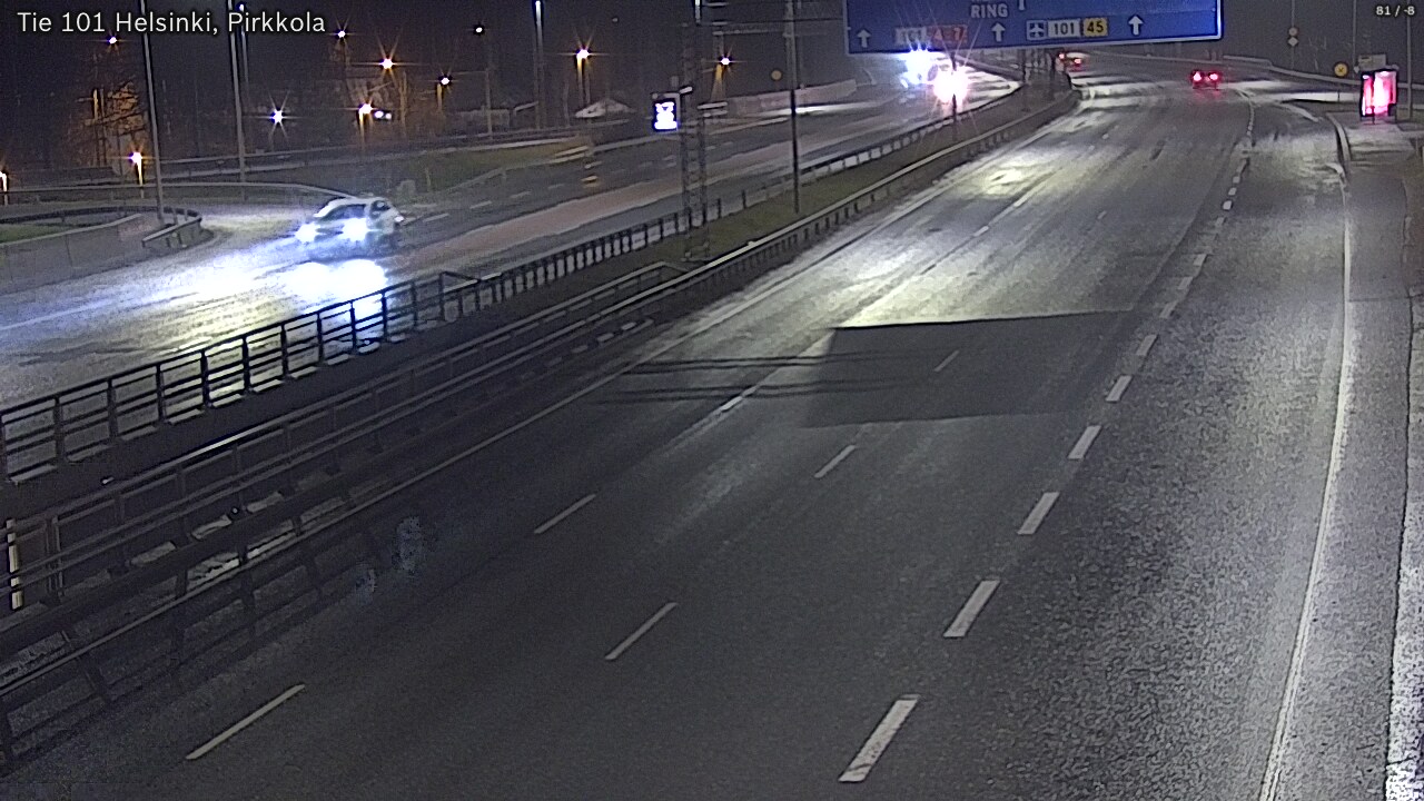Weather Camera Image Road 101 Helsinki Pirkkola, Helsinki, Uusimaa