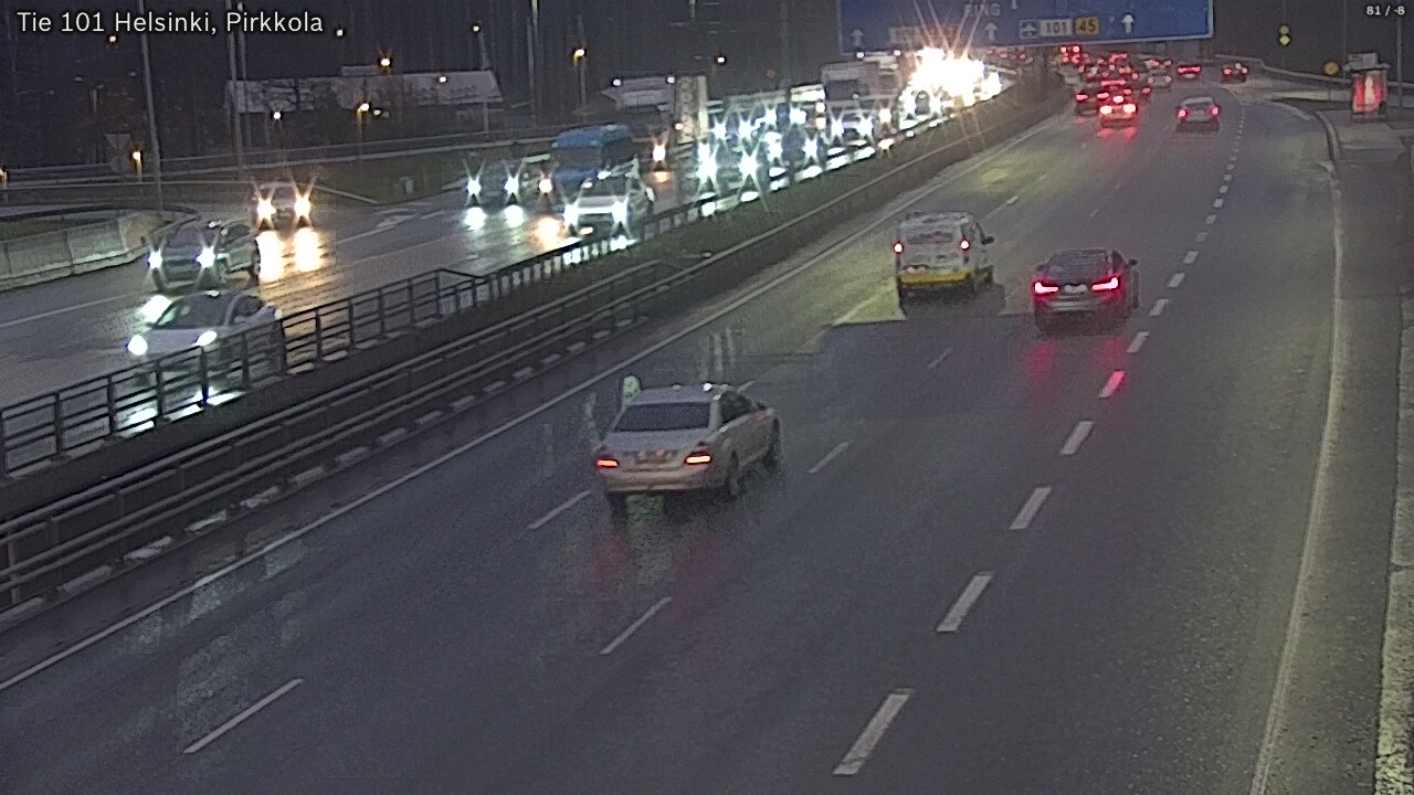 Weather Camera Image Väg 101 Helsingfors Britas, Helsinki, Uusimaa