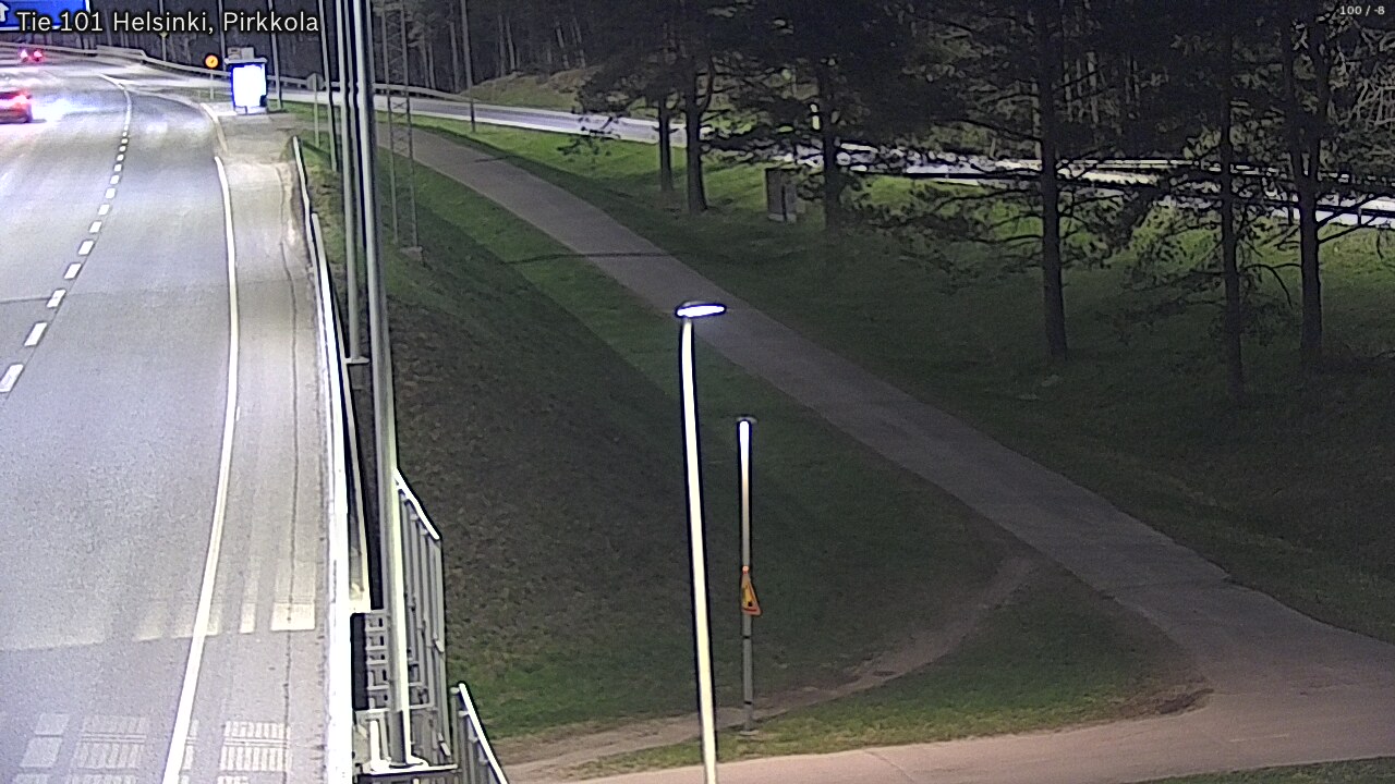 Weather Camera Image Road 101 Helsinki Pirkkola, Helsinki, Uusimaa