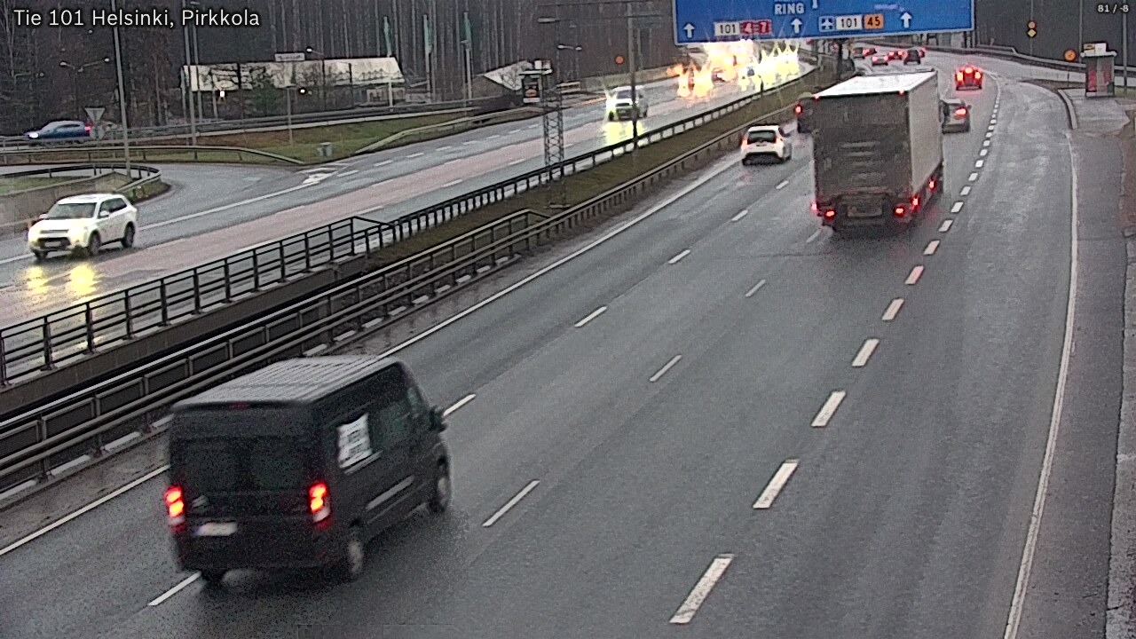 Weather Camera Image Väg 101 Helsingfors Britas, Helsinki, Uusimaa