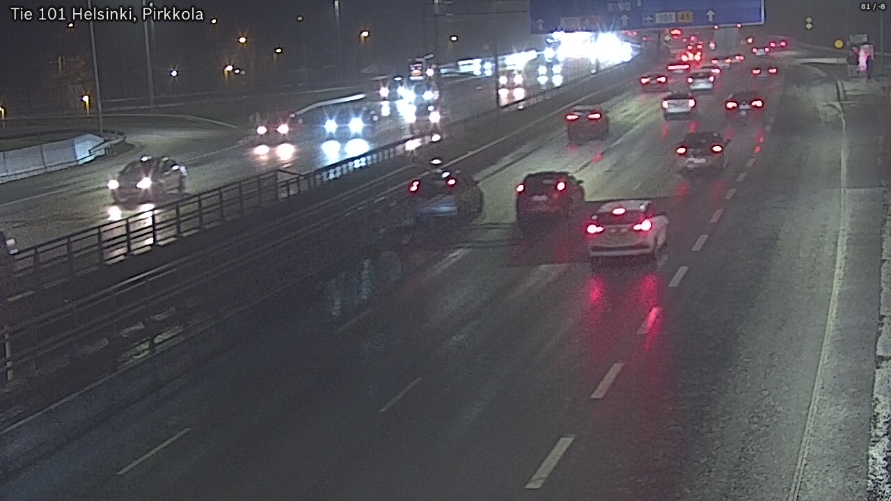 Weather Camera Image Road 101 Helsinki Pirkkola, Helsinki, Uusimaa