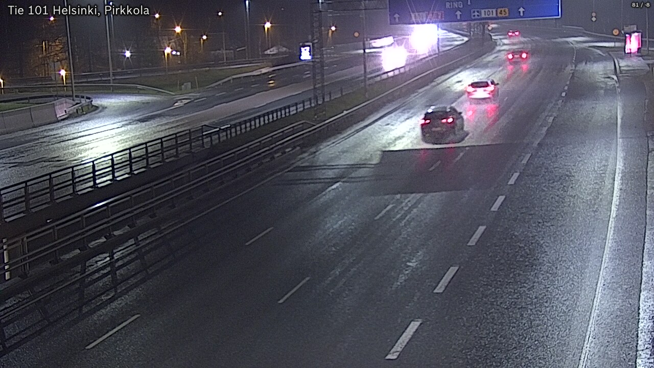 Weather Camera Image Road 101 Helsinki Pirkkola, Helsinki, Uusimaa
