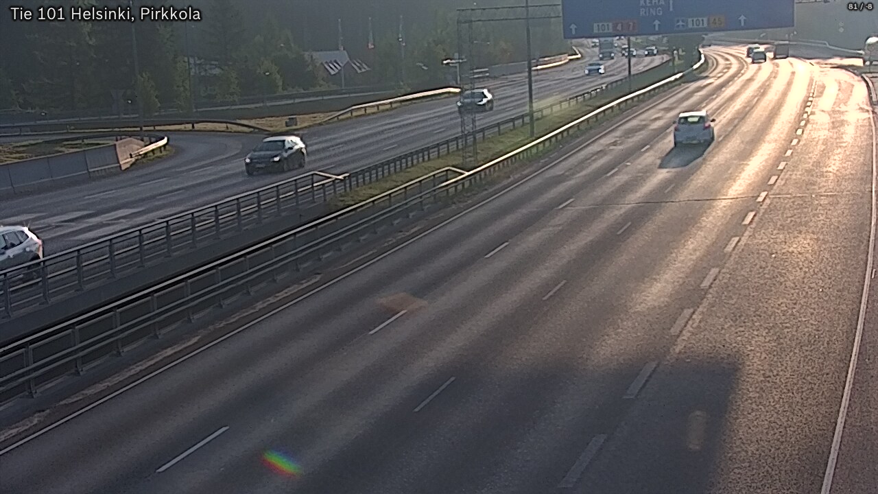 Weather Camera Image Väg 101 Helsingfors Britas, Helsinki, Uusimaa
