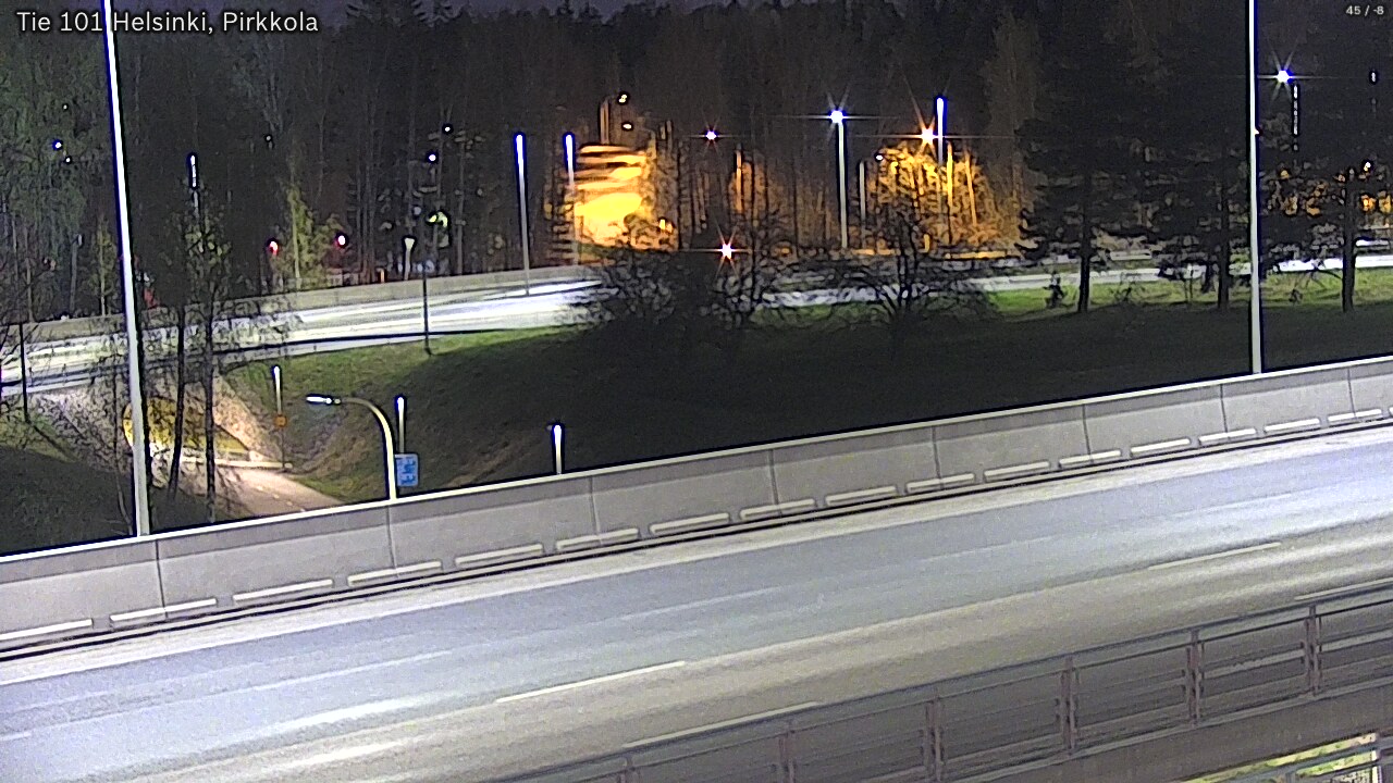 Weather Camera Image Road 101 Helsinki Pirkkola, Helsinki, Uusimaa