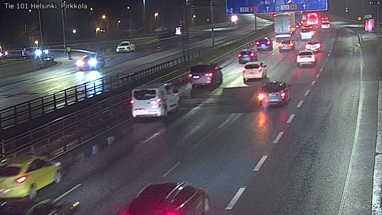 Weather Camera Image Väg 101 Helsingfors Britas, Helsinki, Uusimaa