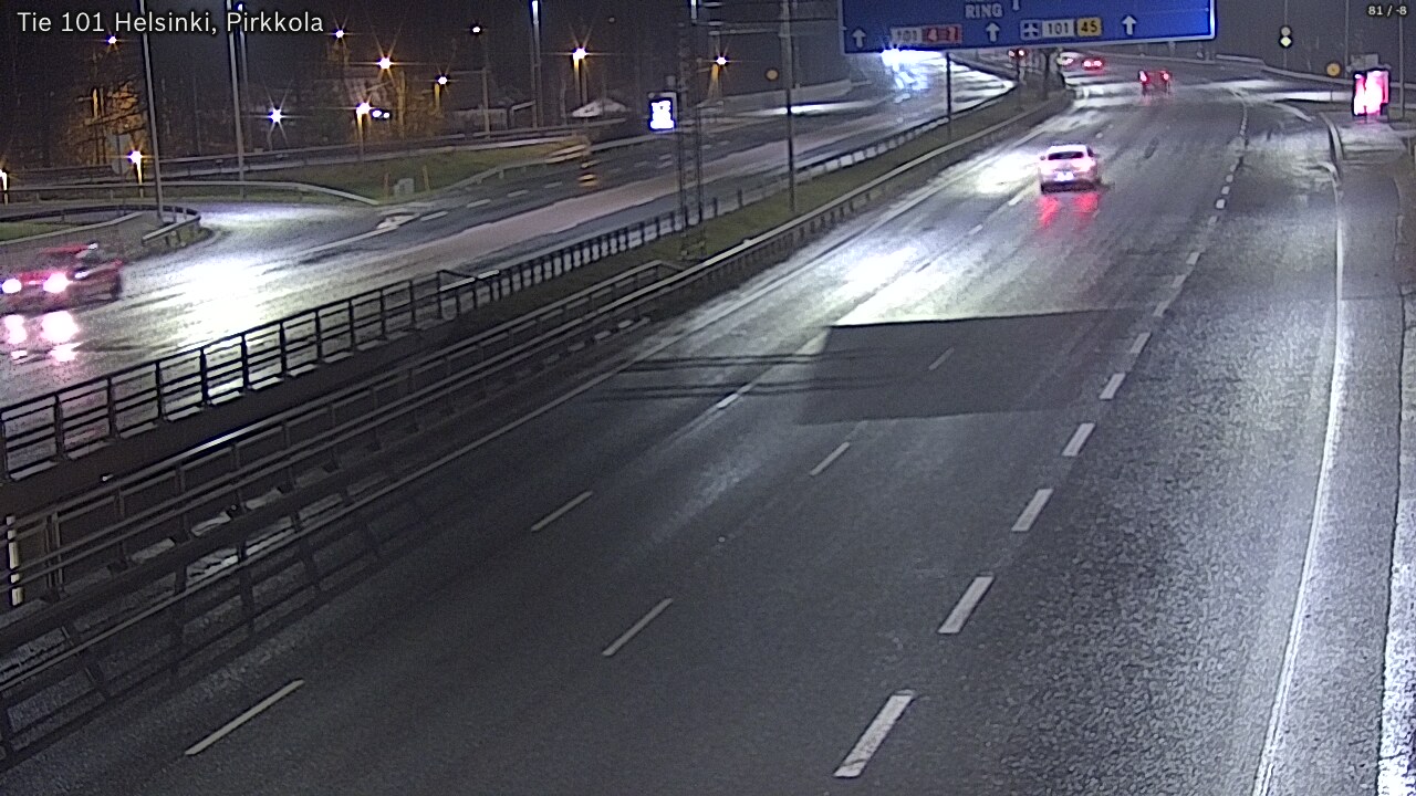 Weather Camera Image Road 101 Helsinki Pirkkola, Helsinki, Uusimaa