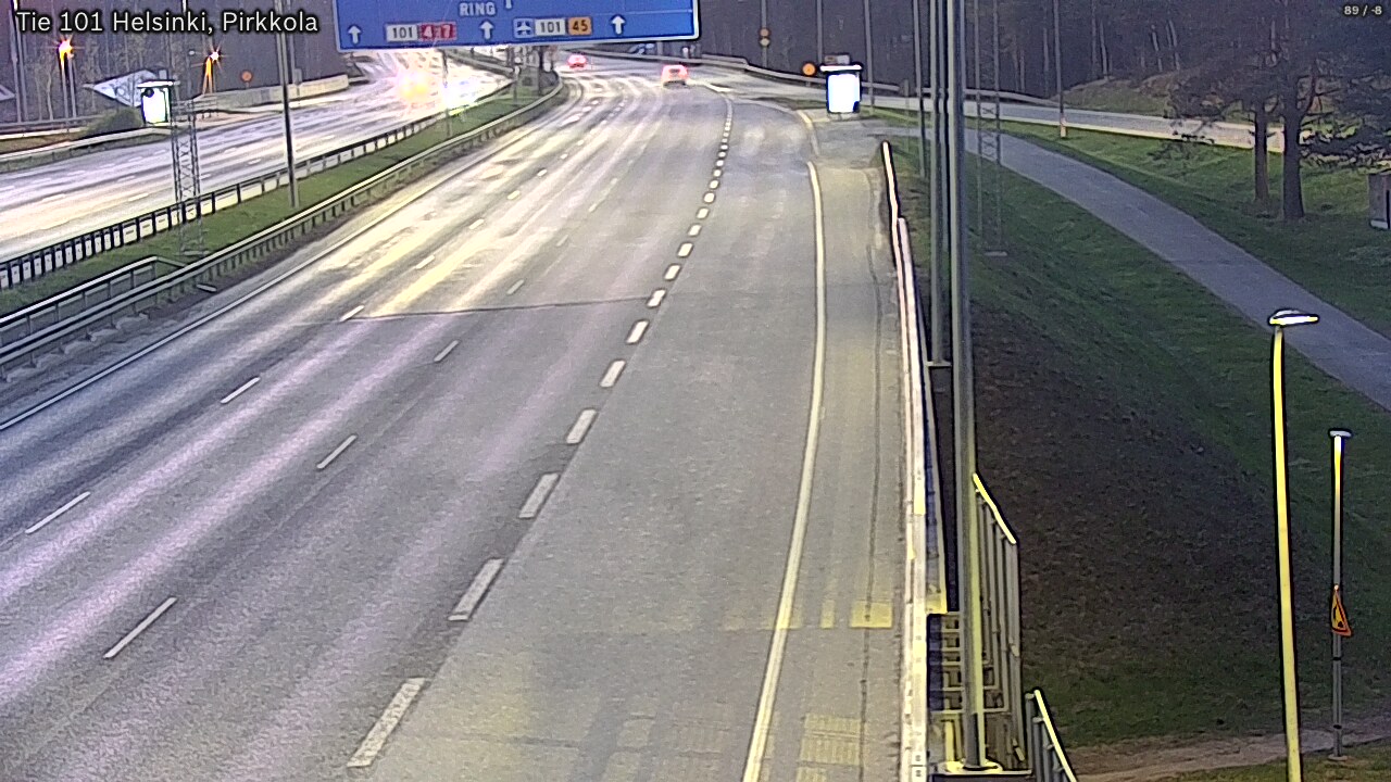 Weather Camera Image Road 101 Helsinki Pirkkola, Helsinki, Uusimaa