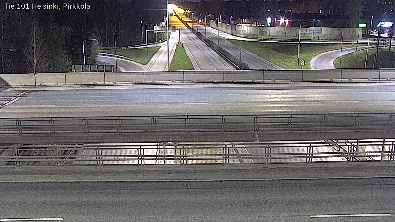 Weather Camera Image Road 101 Helsinki Pirkkola, Helsinki, Uusimaa
