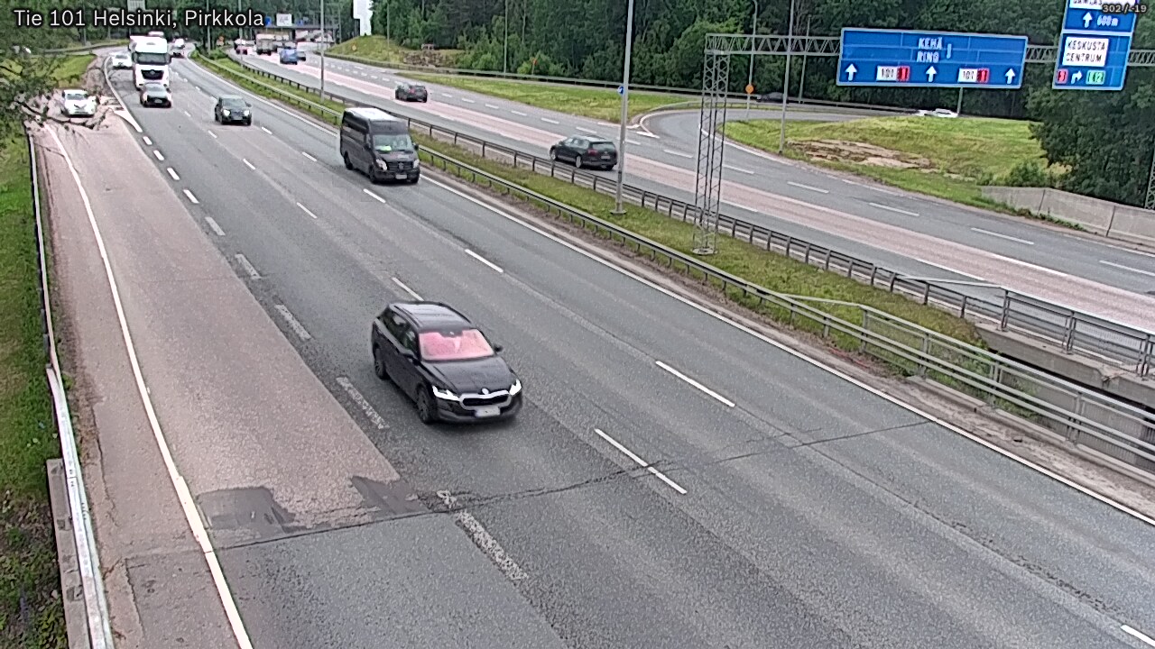 Weather Camera Image Väg 101 Helsingfors Britas, Helsinki, Uusimaa