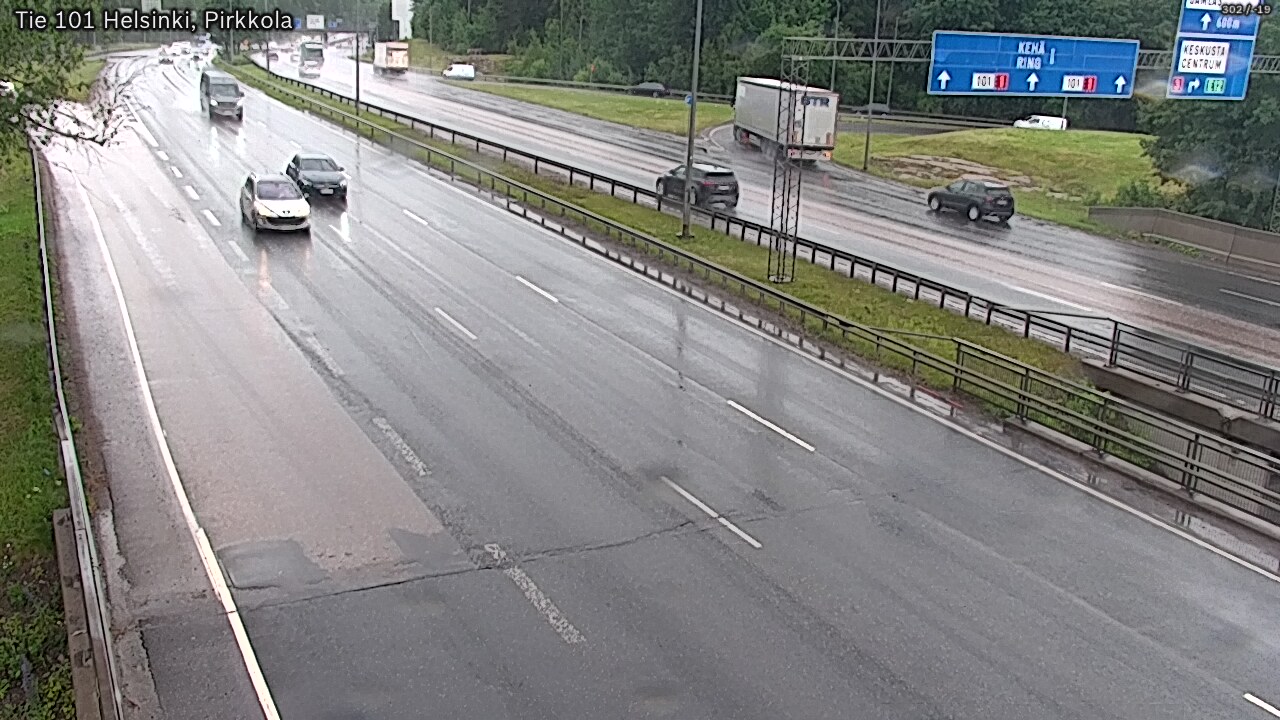 Weather Camera Image Väg 101 Helsingfors Britas, Helsinki, Uusimaa