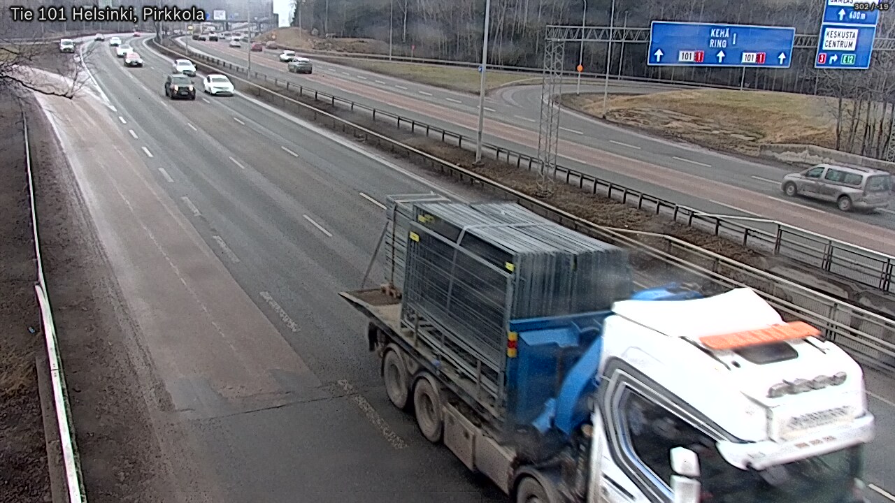 Weather Camera Image Väg 101 Helsingfors Britas, Helsinki, Uusimaa